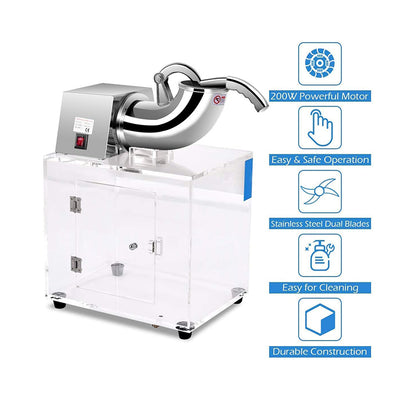 Electric Snow Cone Maker with Dual Blades
