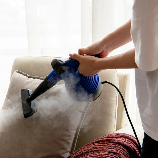 Multi-purpose Handheld Steam Cleaner with 9 Piece Accessories-Blue