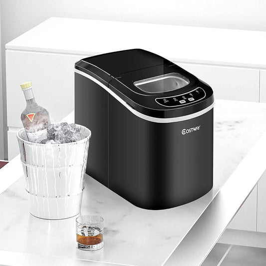 2.2ltr Automatic Electric Ice Cube Maker-Black