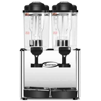 36L Commercial Juice Dispenser with 2 Tanks 
