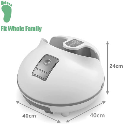 Electric Steam Foot Spa with Massager-Grey