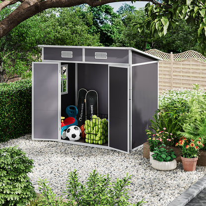 Plastic Garden Shed with Window