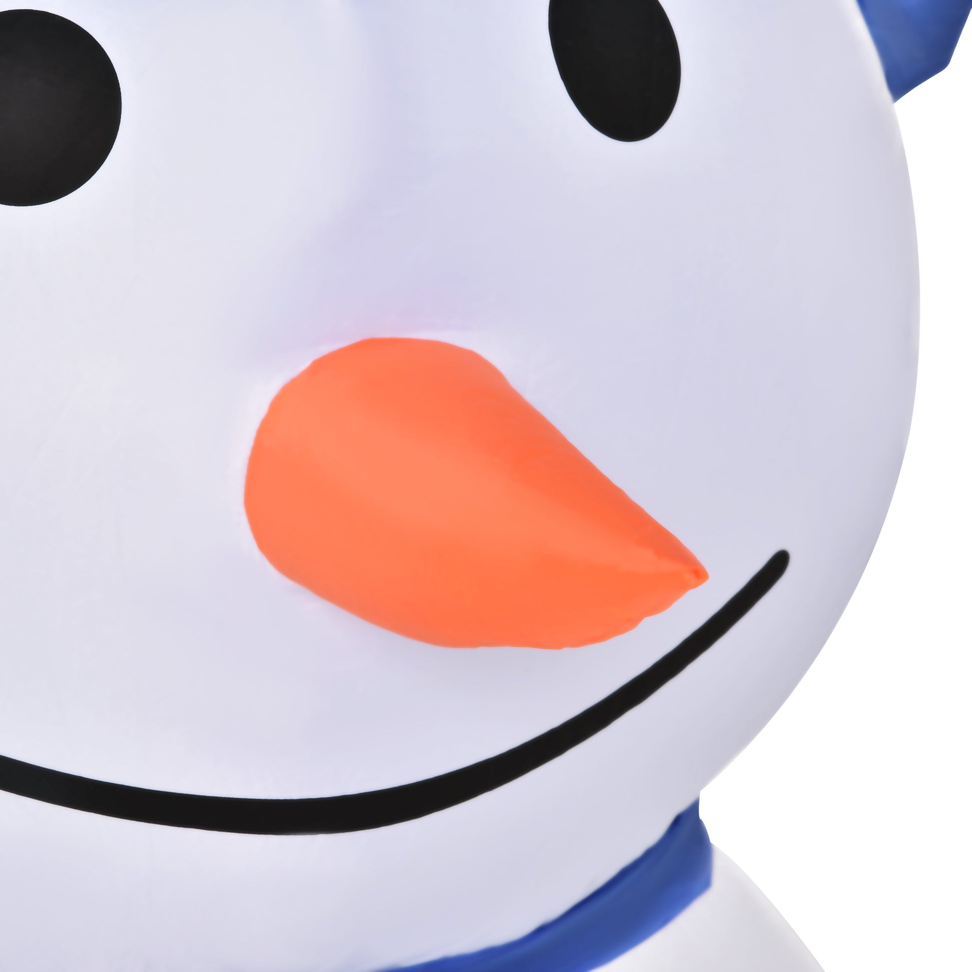 HOMCOM 1.8m Christmas Inflatable Snowman Outdoor LED Light Blow Up Decoration for Home Indoor Garden Lawn