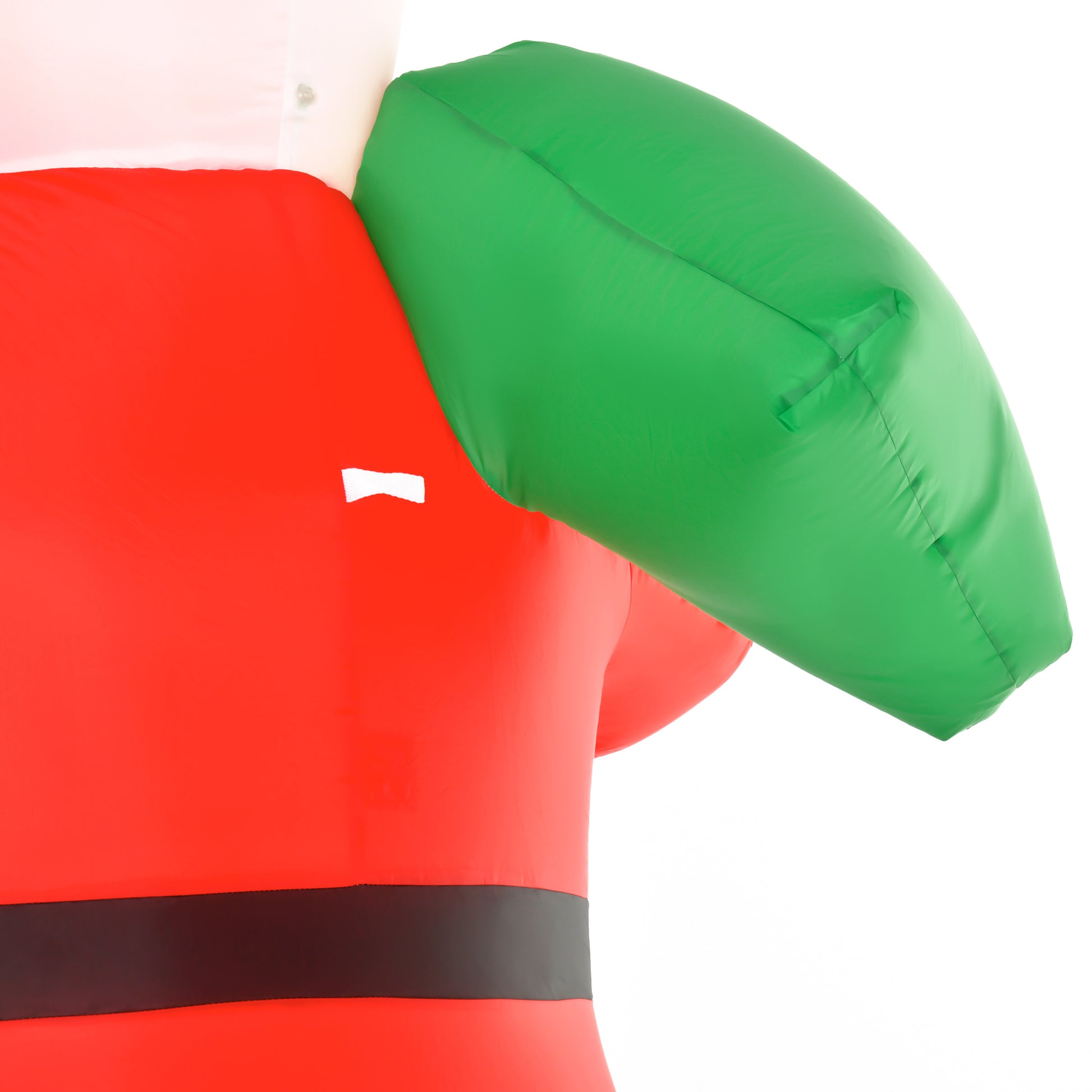 HOMCOM 2.4m Christmas Inflatable Santa Holiday Yard Decoration with LED Lights, Indoor Outdoor Lawn Blow Up Decor