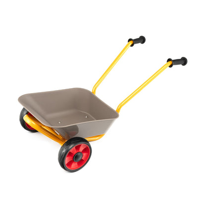 Kids Metal Wheelbarrow with Anti-slip Handles