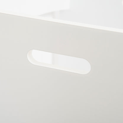 HOMCOM Kids Step Stool Toddler Kitchen Stool Tower with Adjustable Standing Platform for Kids Kitchen Counter White