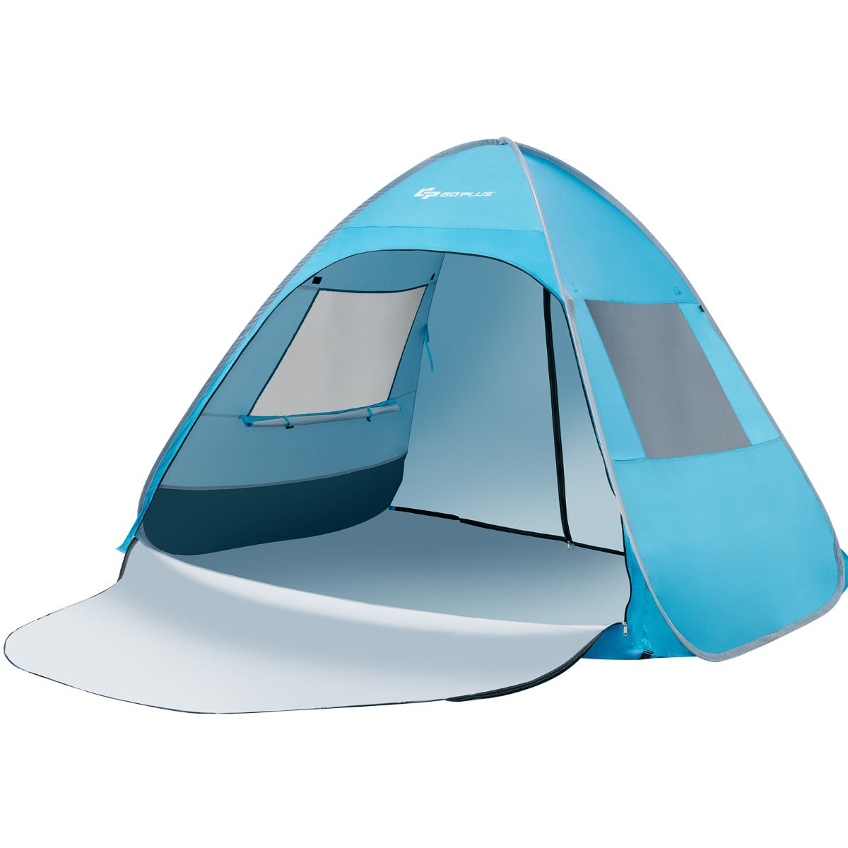 UPF50+ Waterproof Sun Shade with Extended Floor