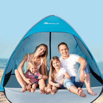 UPF50+ Waterproof Sun Shade with Extended Floor