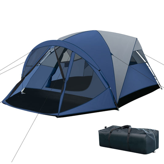 417x300x183cm Double Layers Dome Tent with Screen Roome Porch