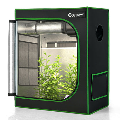 Hydroponic Plant Tents with Vents and Removable Floor Tray-Size 1