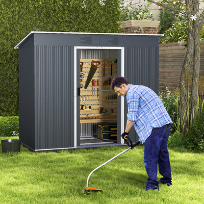 217 x 110 cm Outside Storage Shed with Air Window