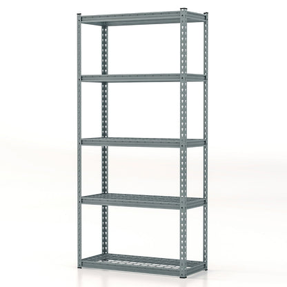 Heavy Duty Wire Storage Racks with Anti-slip Foot Pad for Warehouse Kitchen-Grey