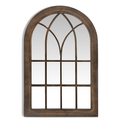 Decorative Arched Window Style Wall Mirror