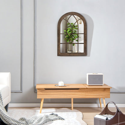 Decorative Arched Window Style Wall Mirror