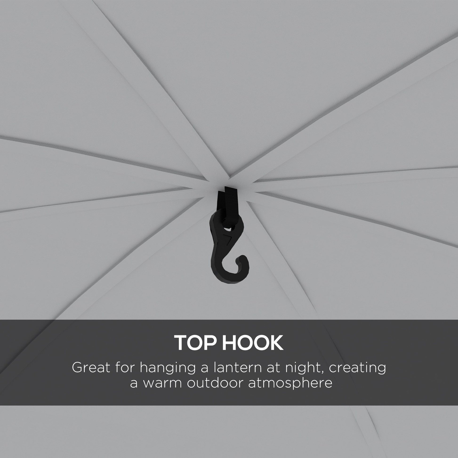 Outsunny 3.5 x 3.5M 6-8 Person Camping Gazebo, Outdoor Event Shelter Dome Tent Garden Sun Shelter Patio Spire Arc Pavilion Camp Sun Shade, Green