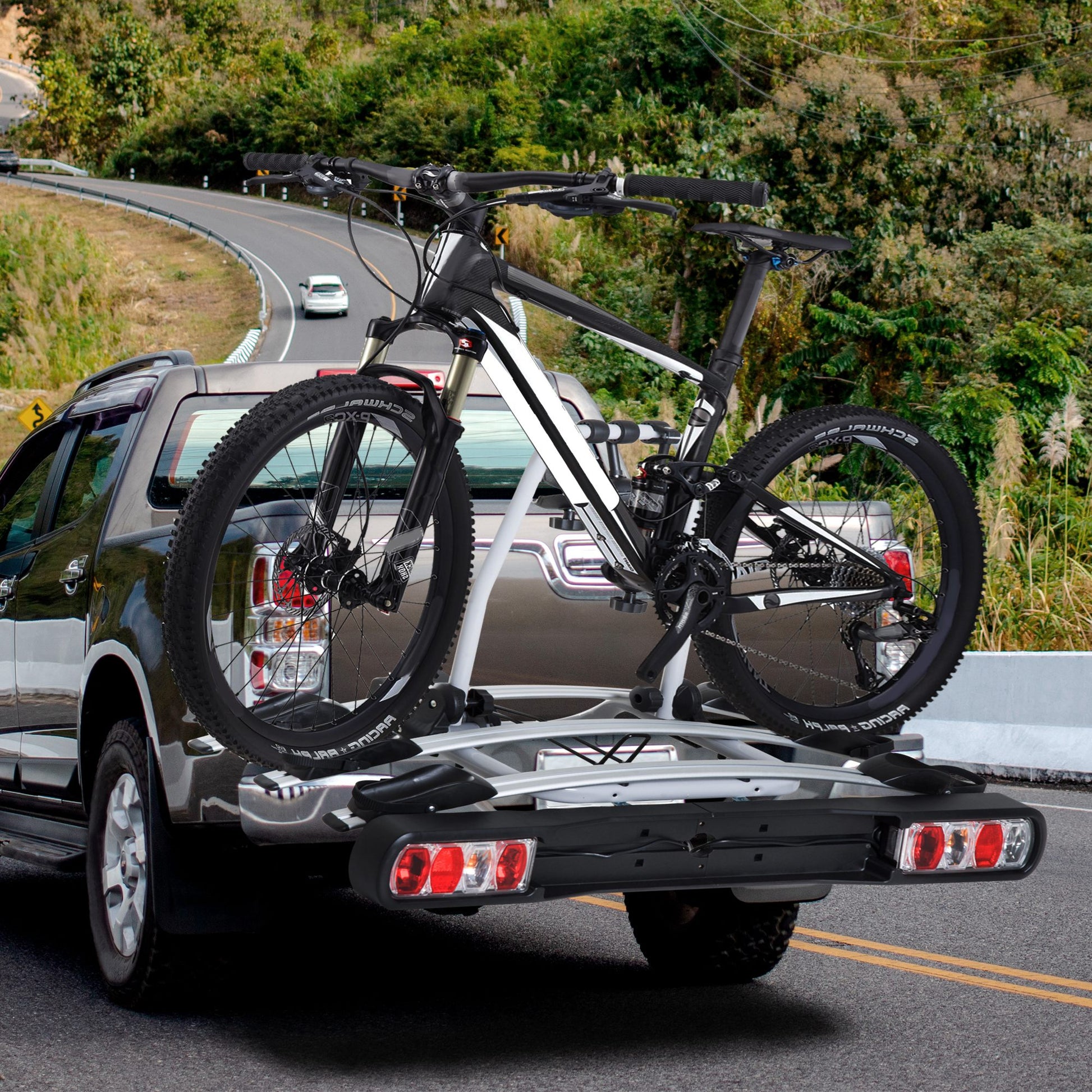 HOMCOM Bicycle Carrier Rear Rack