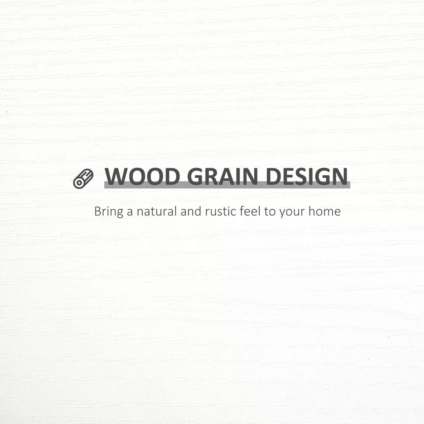 HOMCOM Set of 3 Wooden U-Shaped Floating Shelves Set Wall Mounted Hanging Bookshelf CD DVD Storage Display for Bedroom Living Room Kitchen, White