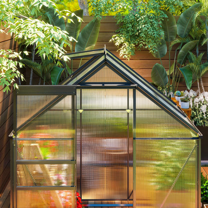 Outsunny 192.5 x 131cm Walk-In Polycarbonate Greenhouse