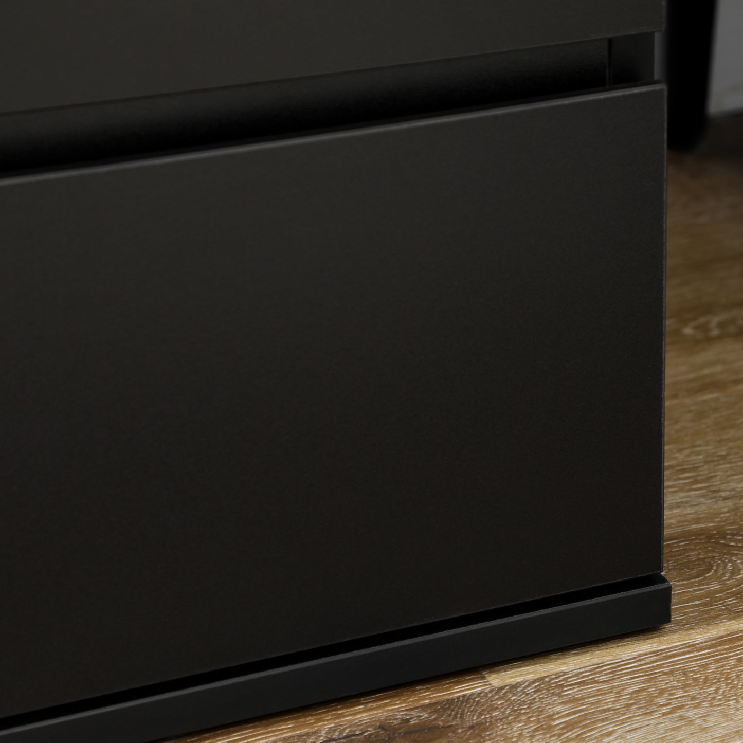 HOMCOM Chest of Drawers, 4-Drawer Storage Cabinets, Modern Dresser, Storage Drawer Unit for Bedroom