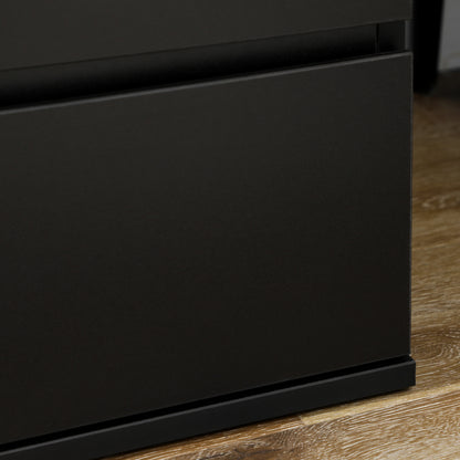 HOMCOM Chest of Drawers, 4-Drawer Storage Cabinets, Modern Dresser, Storage Drawer Unit for Bedroom