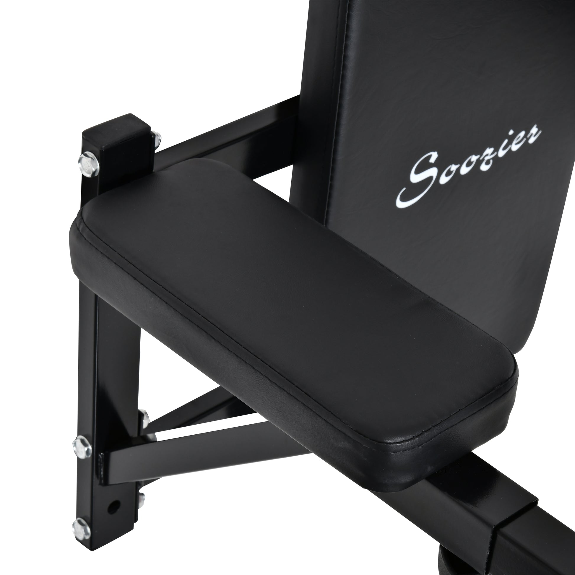 HOMCOM Wall Mounted Dip Station Rack-Black