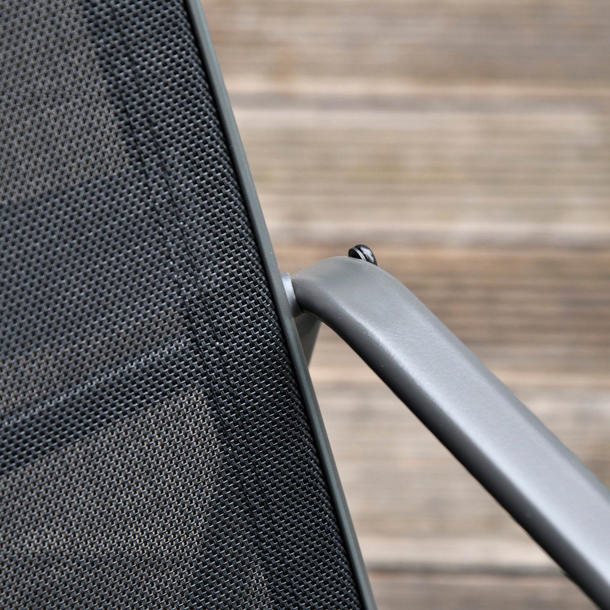 Outsunny Four-Piece Minimalistic Garden Sofa Set - Black