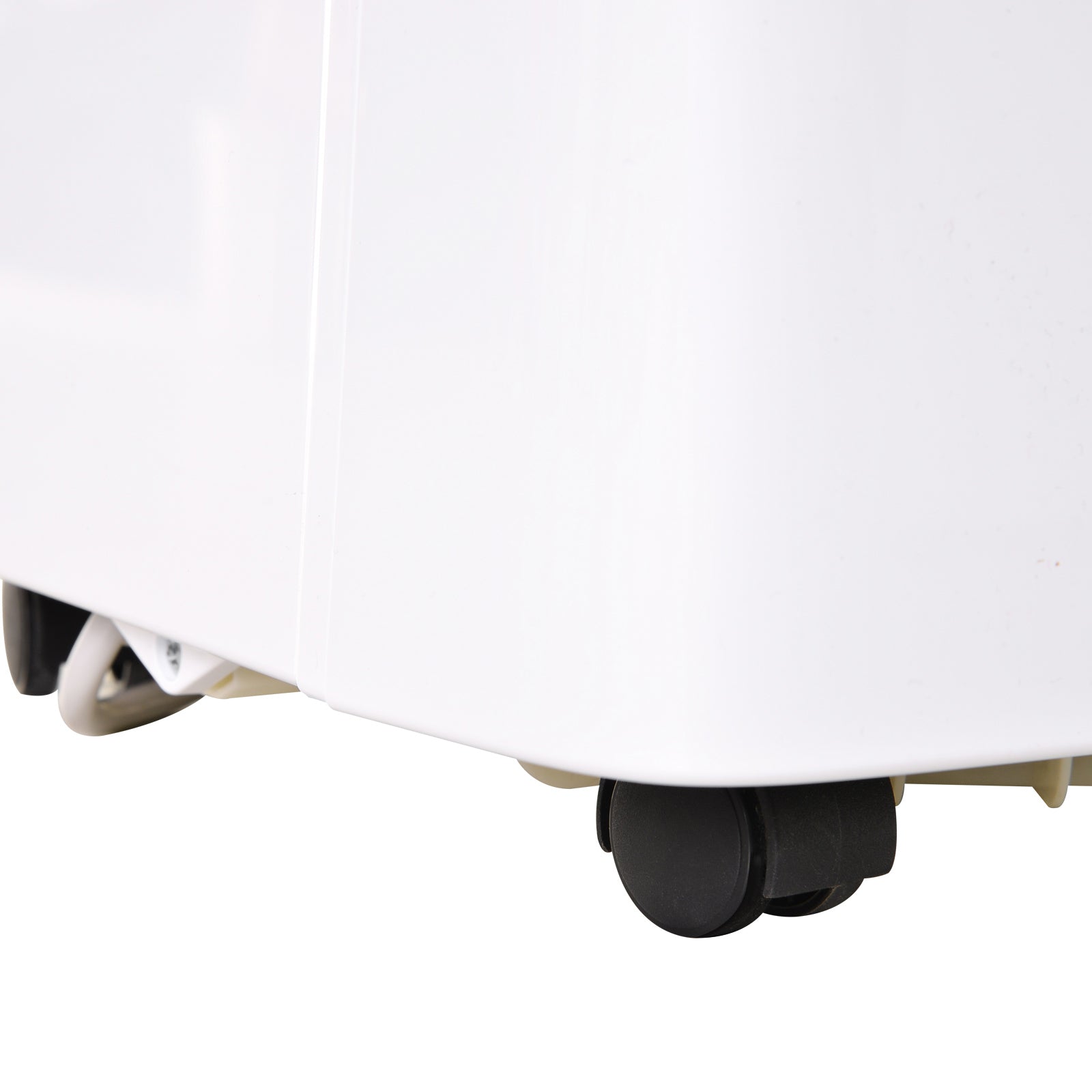 HOMCOM Mobile Air Conditioner with Remote Control, Timer, Cooling Dehumidifying Ventilating, LED Display White - 1080W