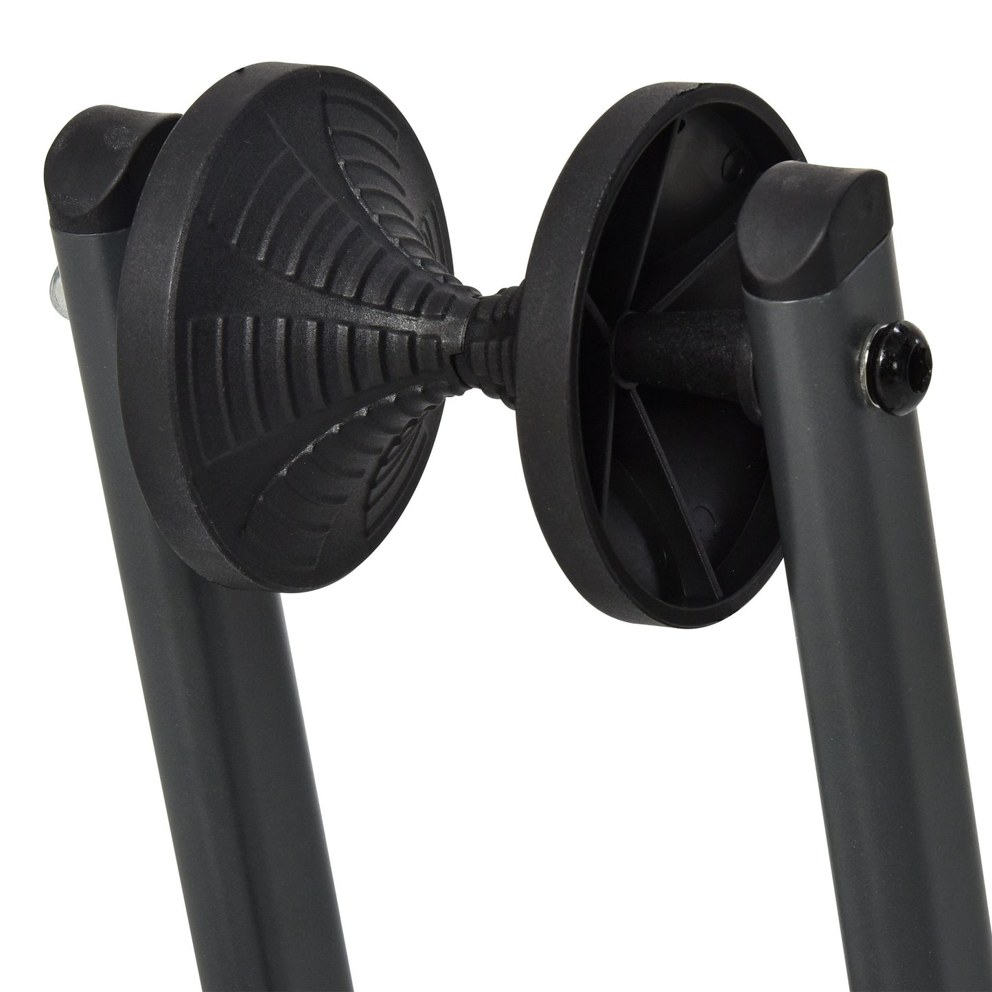 HOMCOM Foldable Bike Storage Stand Parking Rack Fit Max. 5.5cm Wide Wheel Metal Nylon Black