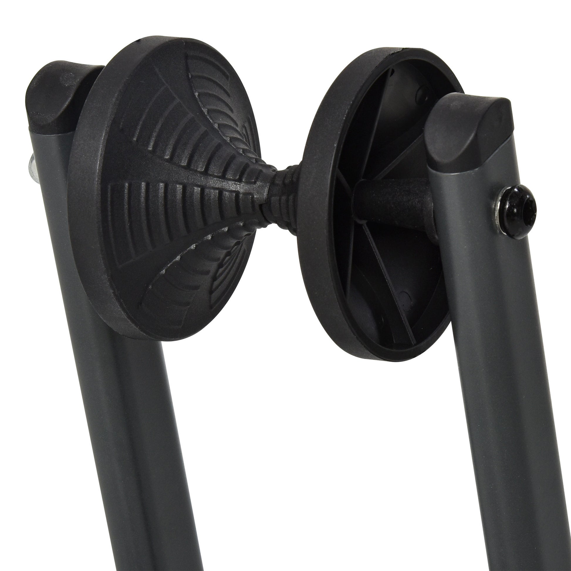 HOMCOM Foldable Bike Storage Stand Parking Rack Fit Max. 5.5cm Wide Wheel Metal Nylon Black