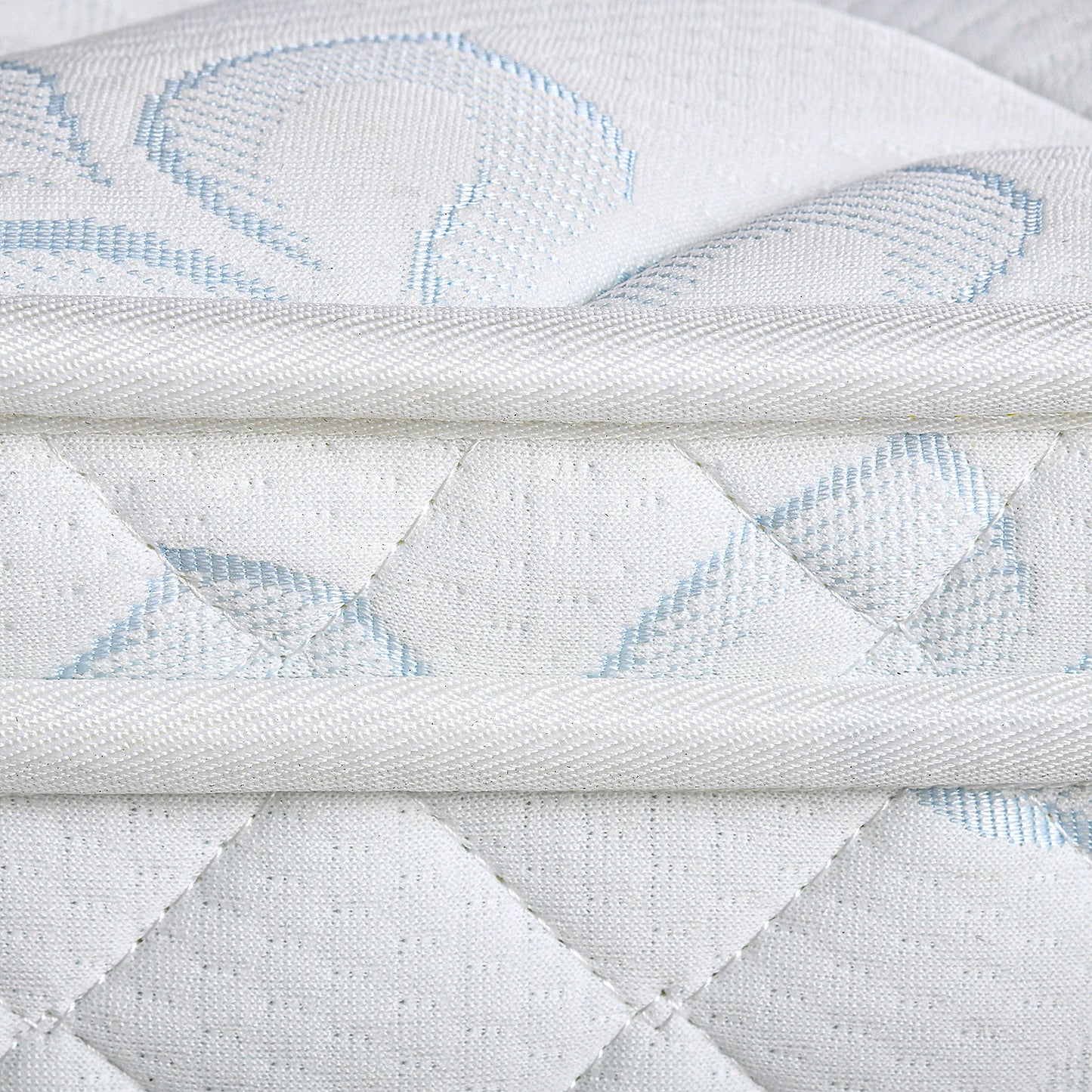 HOMCOM King Mattress, Pocket Sprung Mattress in a Box with Breathable Foam and Individually Wrapped Spring, 200cmx150cmx22.5cm, White