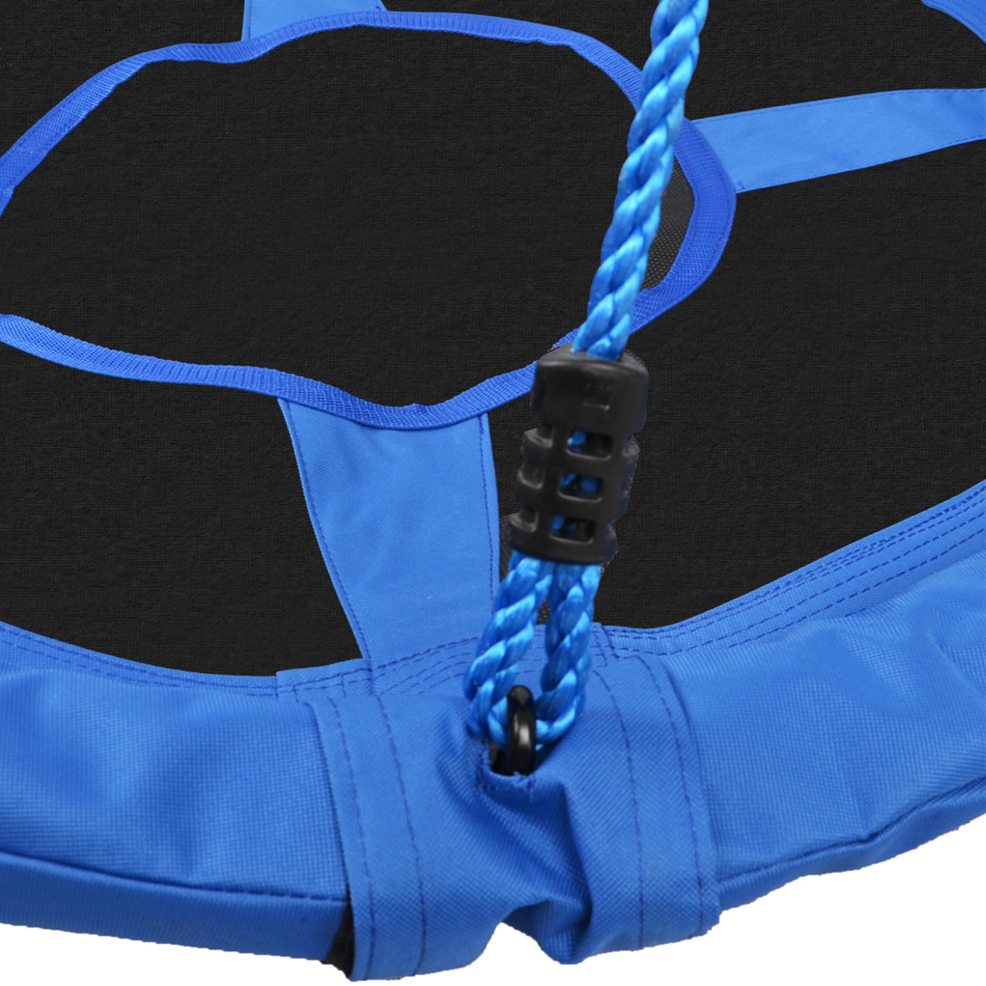 HOMCOM Kids Round Tree Spin, ?100cm-Blue 