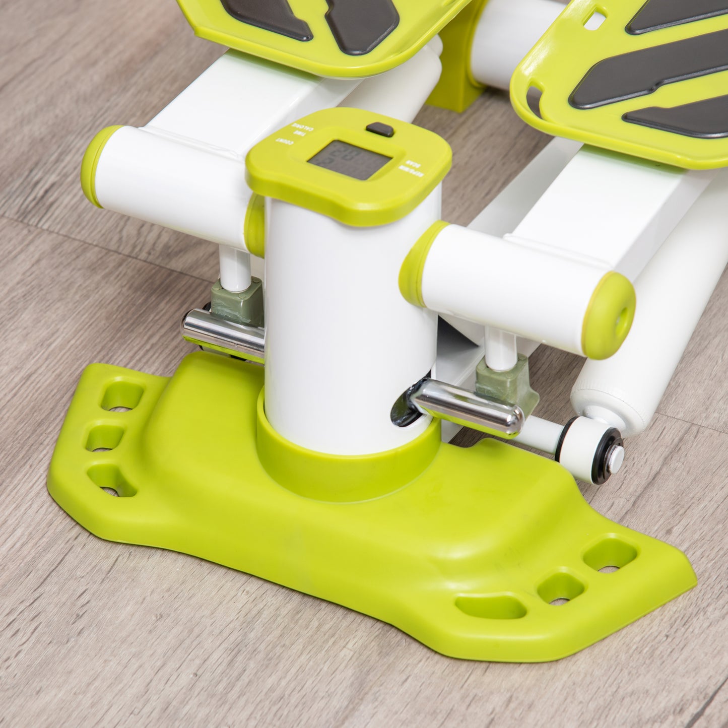 HOMCOM Portable Mini Stepper Exercise Legs Arms Thigh Toner Workout Toning Machine Fitness Stair Steps, White