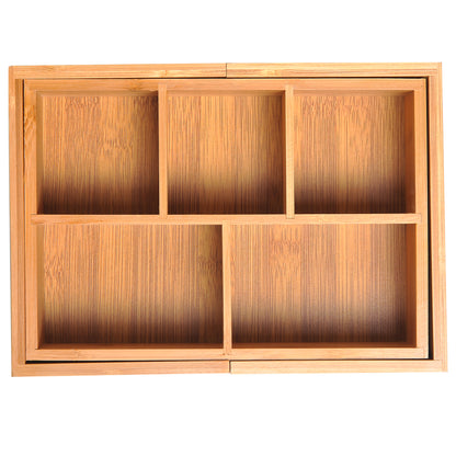 HOMCOM Extendable Drawer Organiser Tray Drawer Inserts Storage Holder Dividers 24.6-41cm
