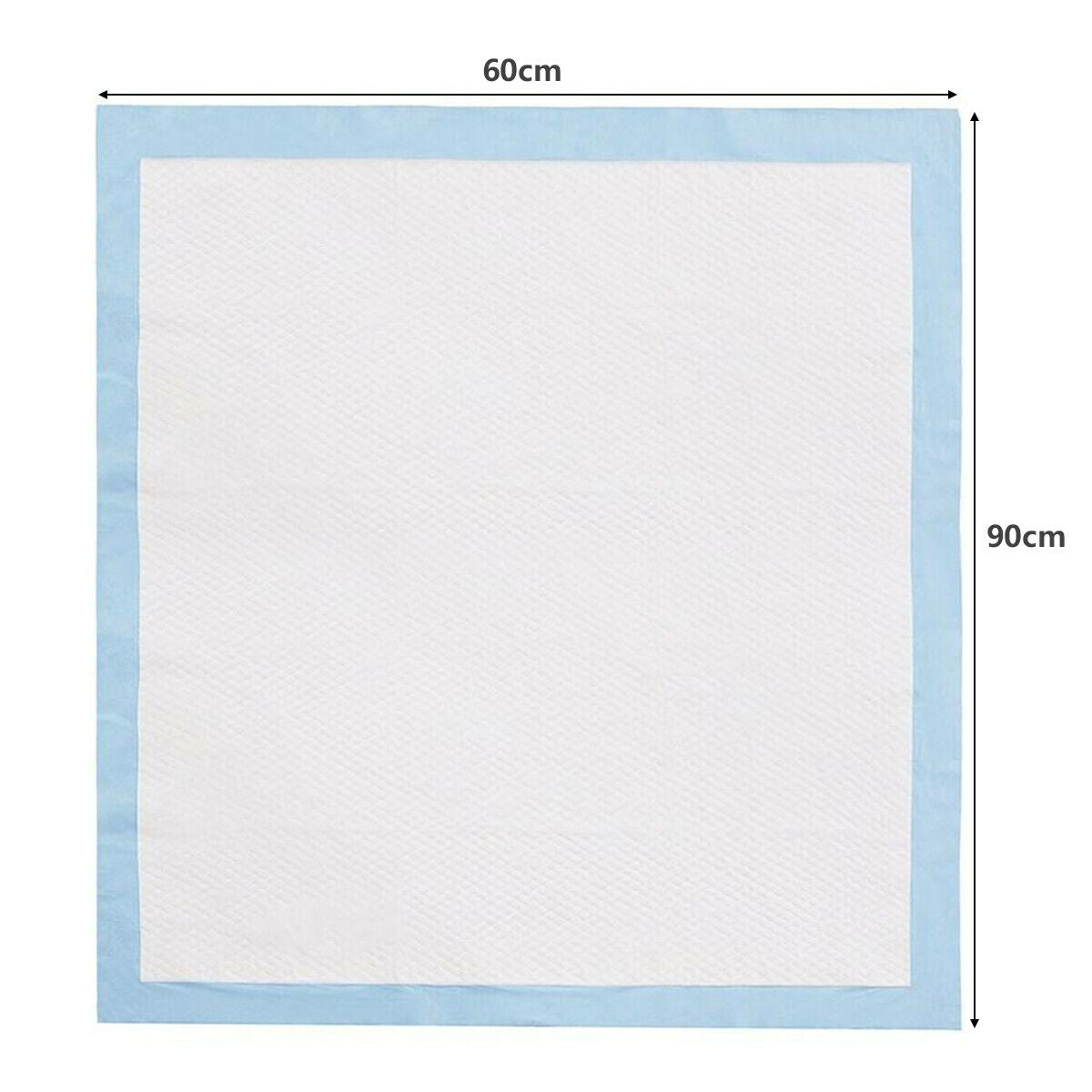 Pet Pee pads with 5-Layer Design of 4 Sizes-Size 2