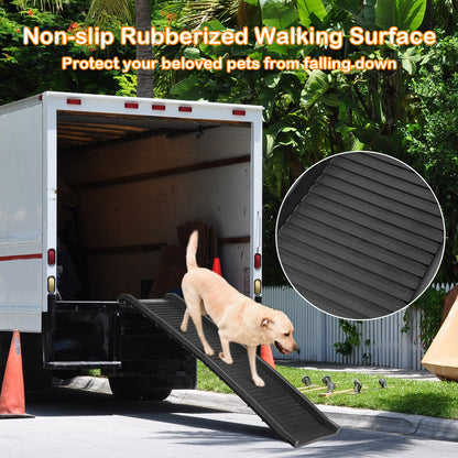 Foldable Plastic Pets Ramps with Non-Slip Surface