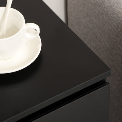 HOMCOM Chest of Drawers, 4-Drawer Storage Cabinets, Modern Dresser, Storage Drawer Unit for Bedroom