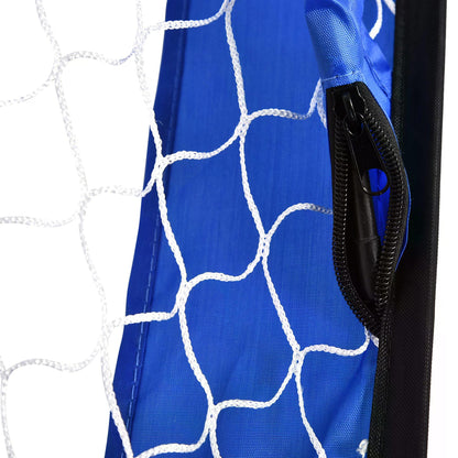 HOMCOM 2 in 1 Pop Up Soccer Nets Kids Target Goal Net for Backyard Outdoor Sports and Practice