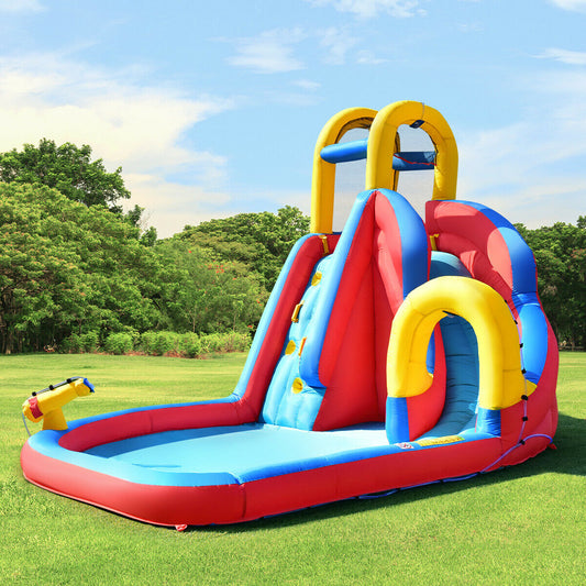 Inflatable Water Slide with Splash Pool