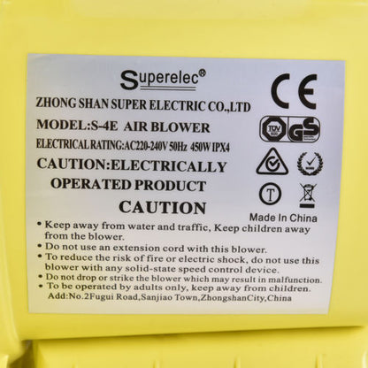 480w Air Blower Pump Fan (CE Rated)