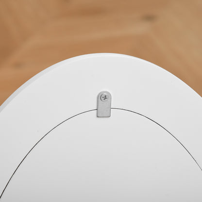 HOMCOM Free Standing Full Length Mirror, Child's Dressing Mirror with storage shelf 360° Rotation MDF, For 3- 8 Years Old, 40L x 30W x 104H cm