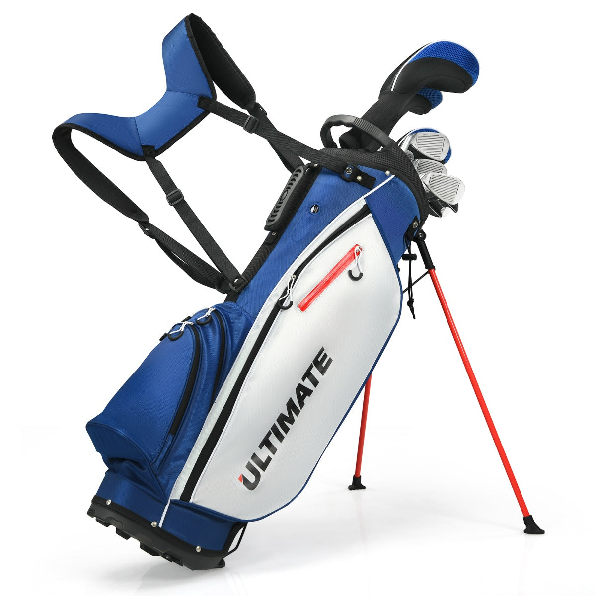 Set 10 Pieces Men's Complete Golf Clubs Package