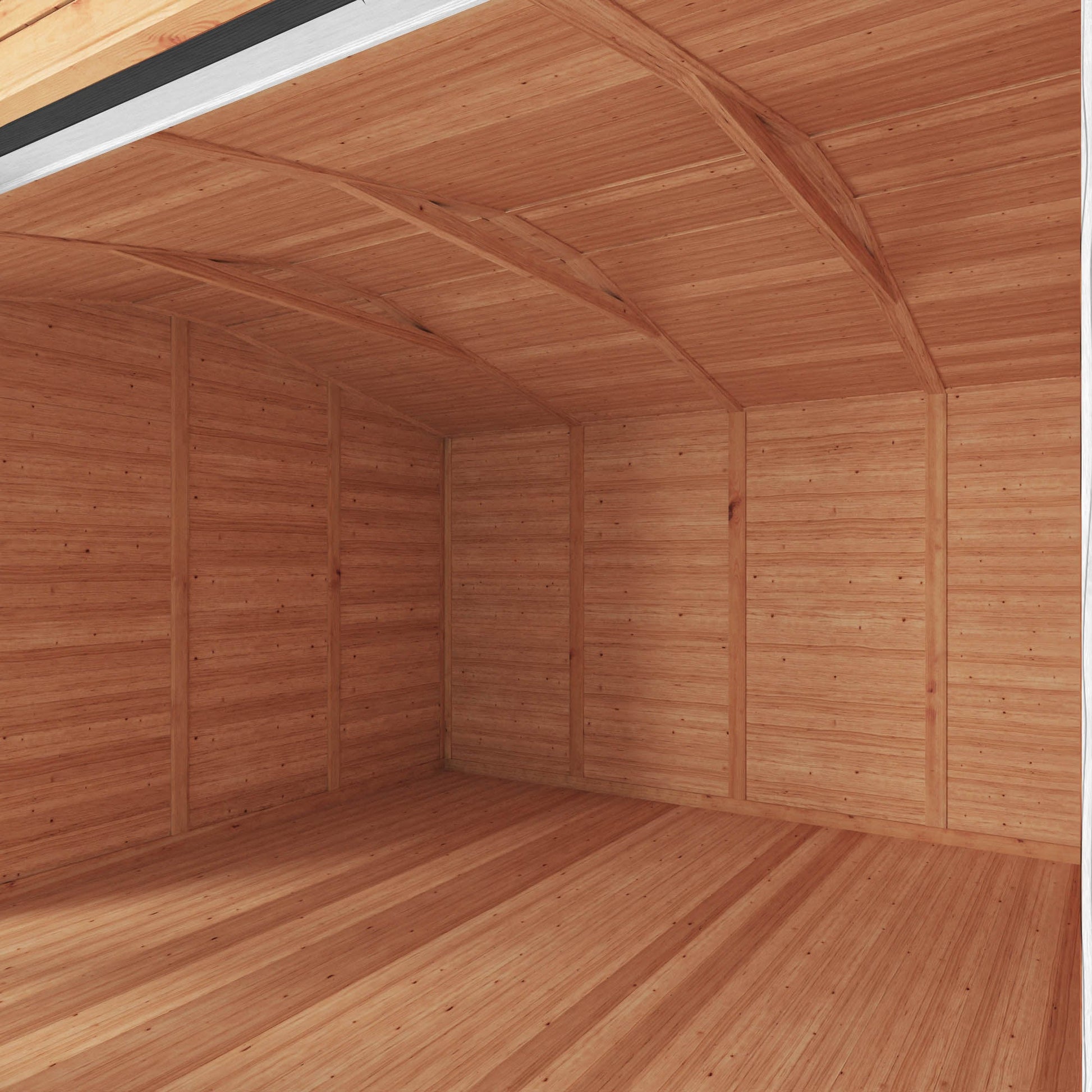 Sherwood Rufford 5M X 4M Insulated Garden Room - (Upvc Windows & Doors) - Grey