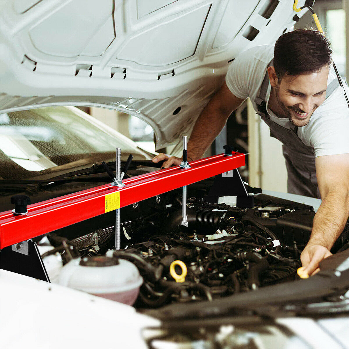 500kg Double Support Traverse Lifter with Gearbox Bar 