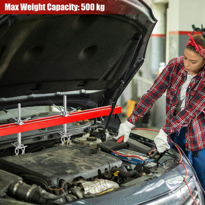 500kg Double Support Traverse Lifter with Gearbox Bar 