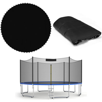 8/10FT Replacement Trampoline Mat with Metal V-Hooks, Spring Not Included-8FT