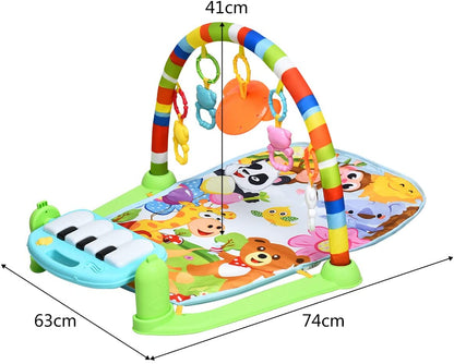 Baby Play Mat with Lights and  Music for Newborn-Colourful