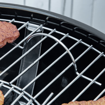 Outsunny Portable Kettle Charcoal Grill - Black