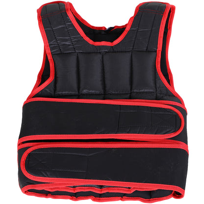 HOMCOM 10kg Adjustable Exercise Workout Metal Sand Weight Vest Red