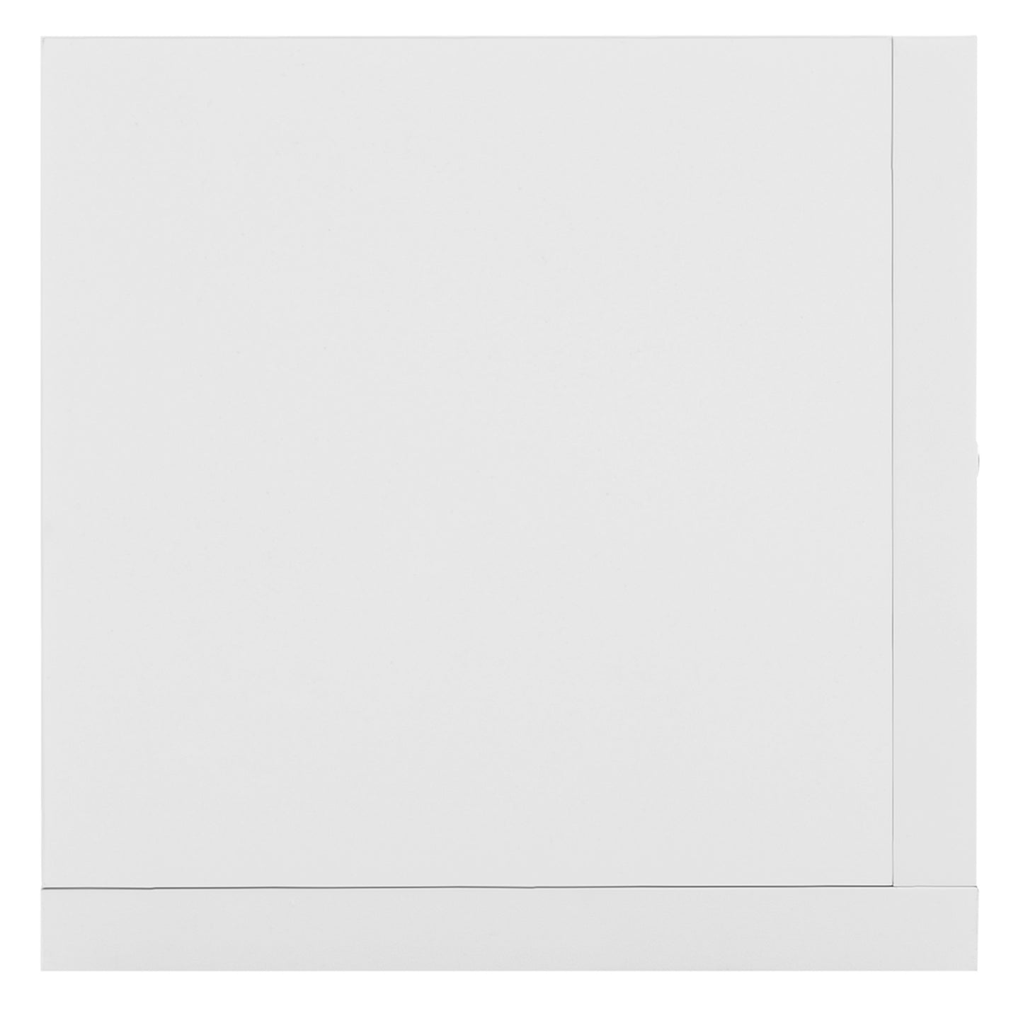 HOMCOM Wall Mount 84 CD / 56 DVD/Blu-ray/ Media Storage Rack 4 Cubes Wooden Shelf Organizer Unit Bookcase Display (White)