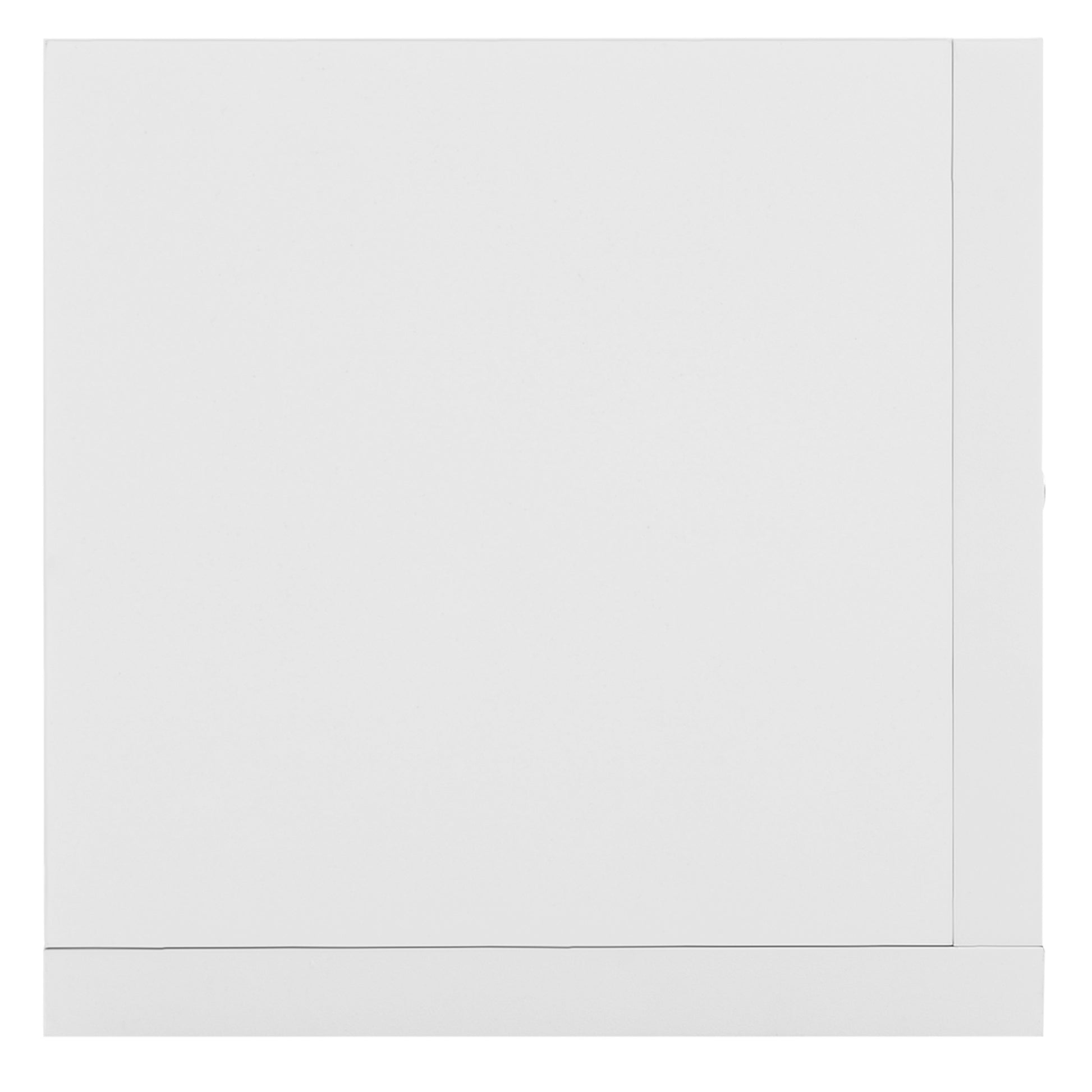 HOMCOM Wall Mount 84 CD / 56 DVD/Blu-ray/ Media Storage Rack 4 Cubes Wooden Shelf Organizer Unit Bookcase Display (White)